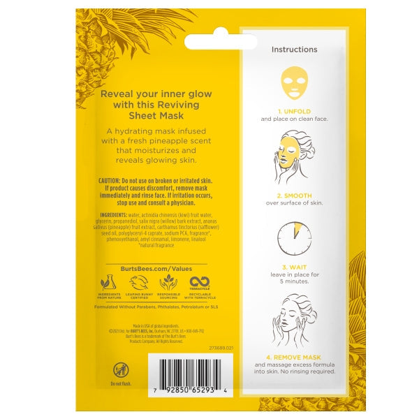 Reviving Pineapple Sheet Mask